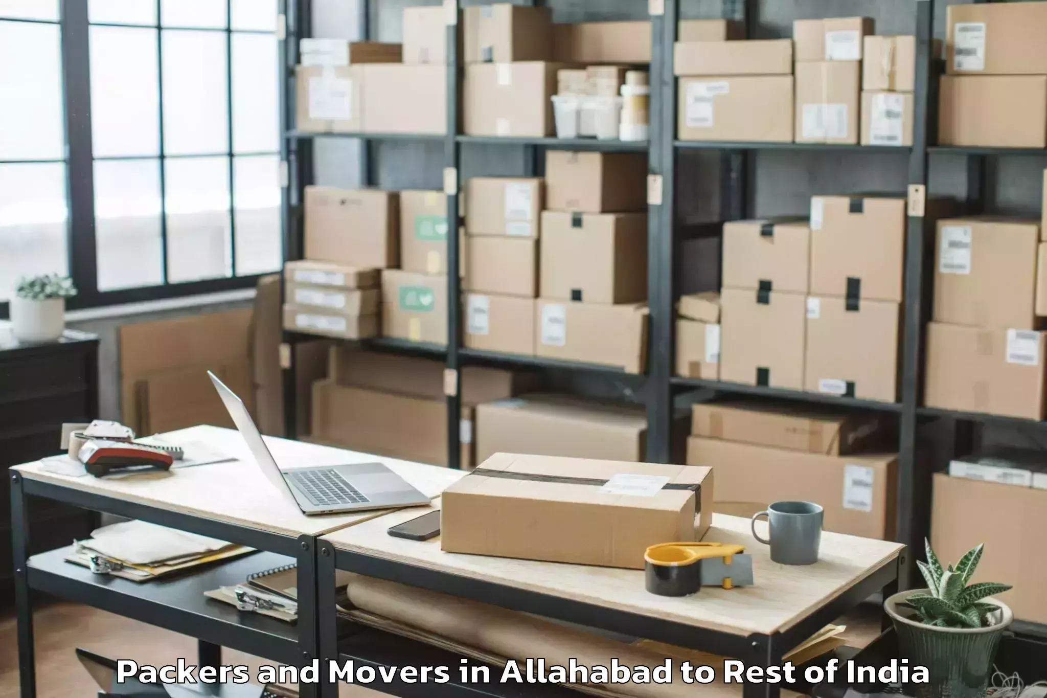 Affordable Allahabad to Thurkapally Packers And Movers